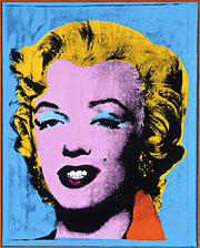 "Blue Marilyn" by Andy Warhol