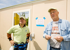 Supervising the construction