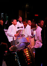 Steel drum players