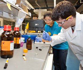 Chemistry students lab