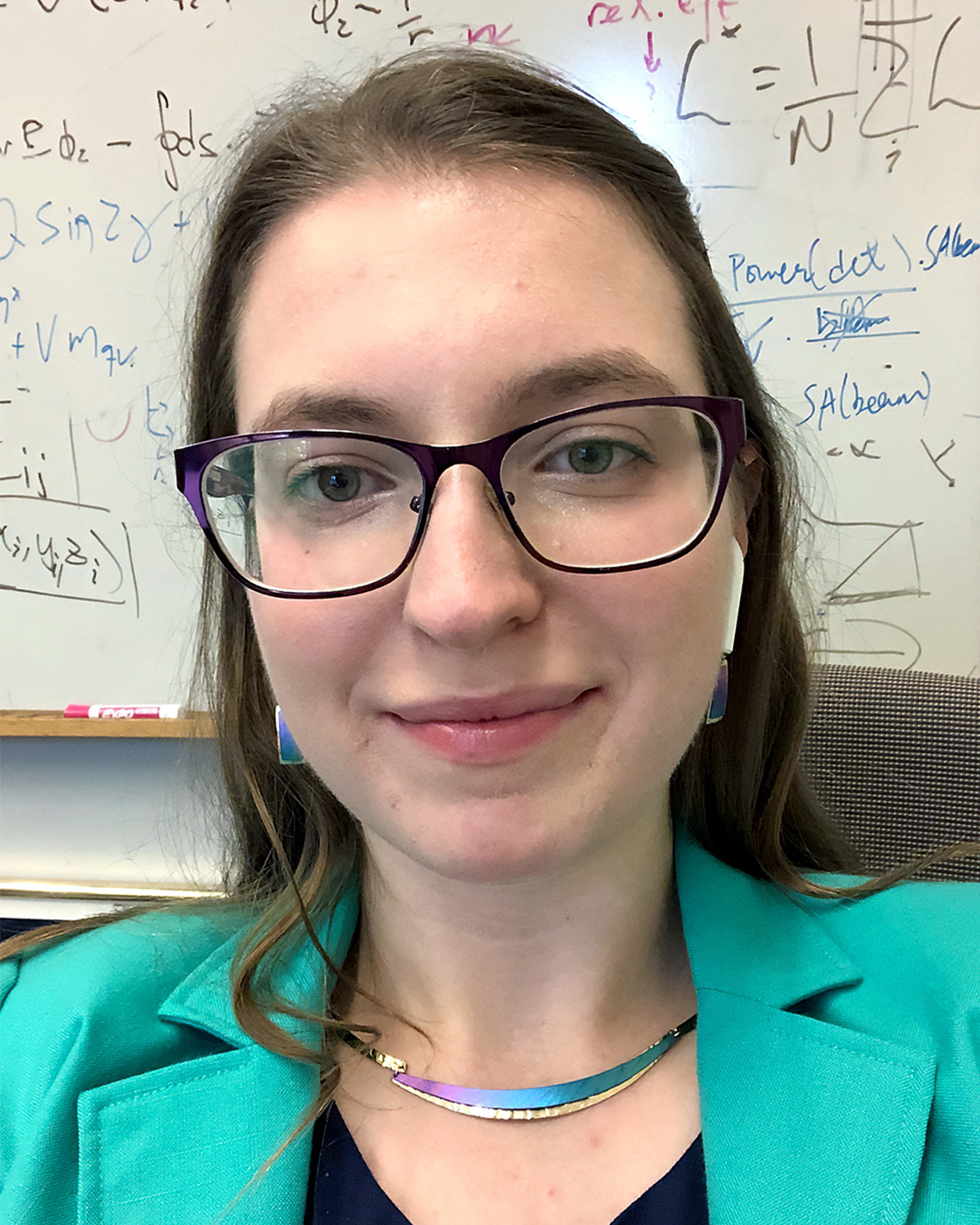 Sarah Marie Michelle Bruno smiling