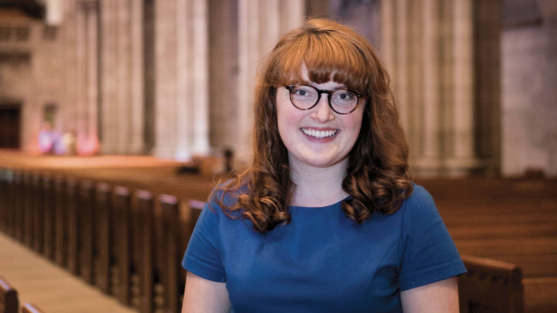 Carolyn Beard in University Chapel