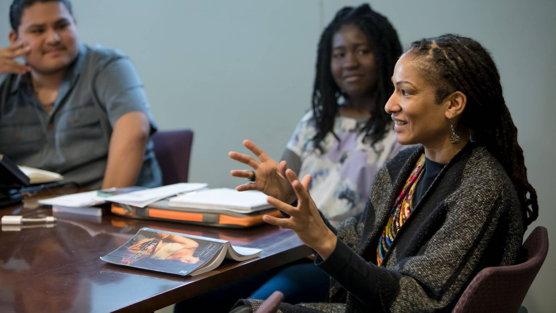 Ruha Benjamin teaching class