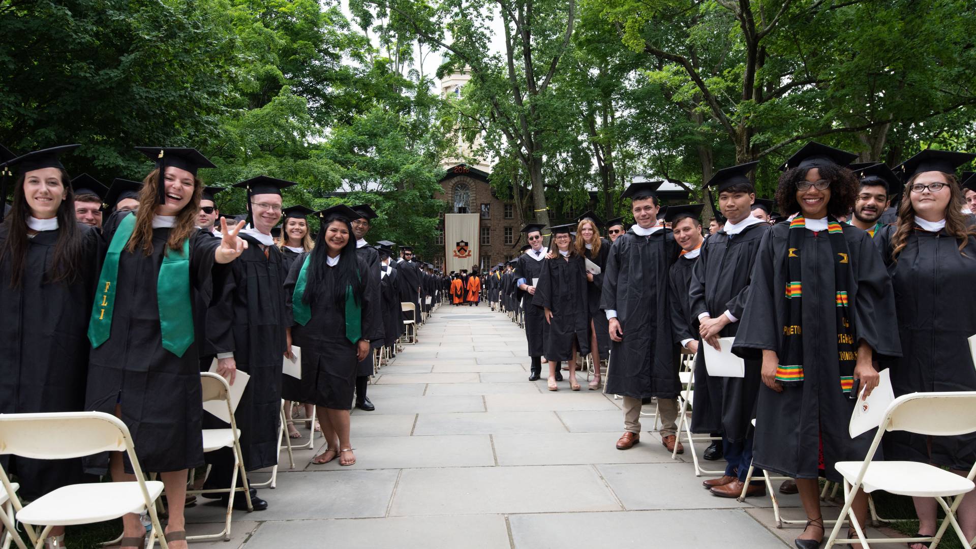 Students at Commencement