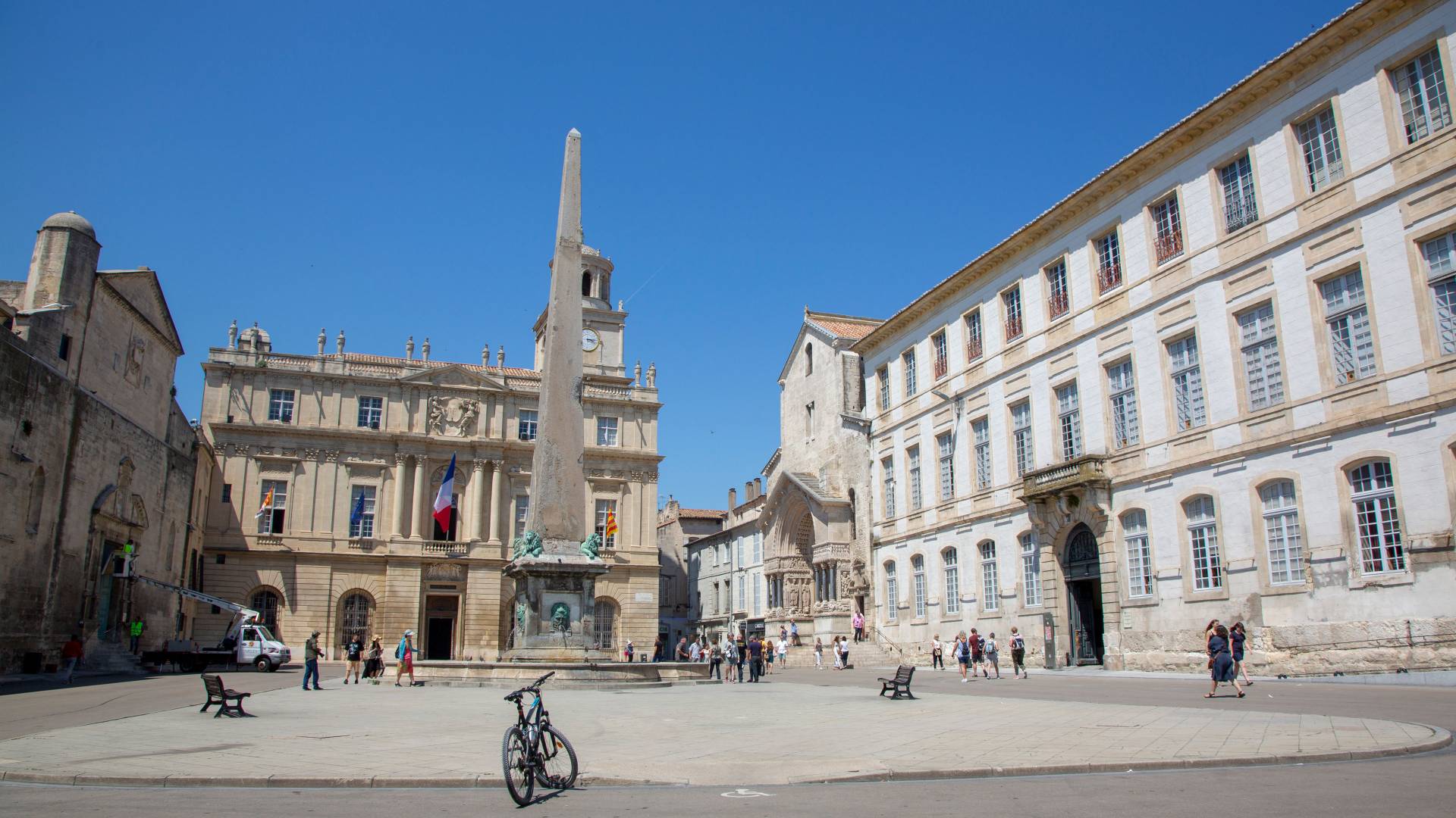 Plaza in Arles, France