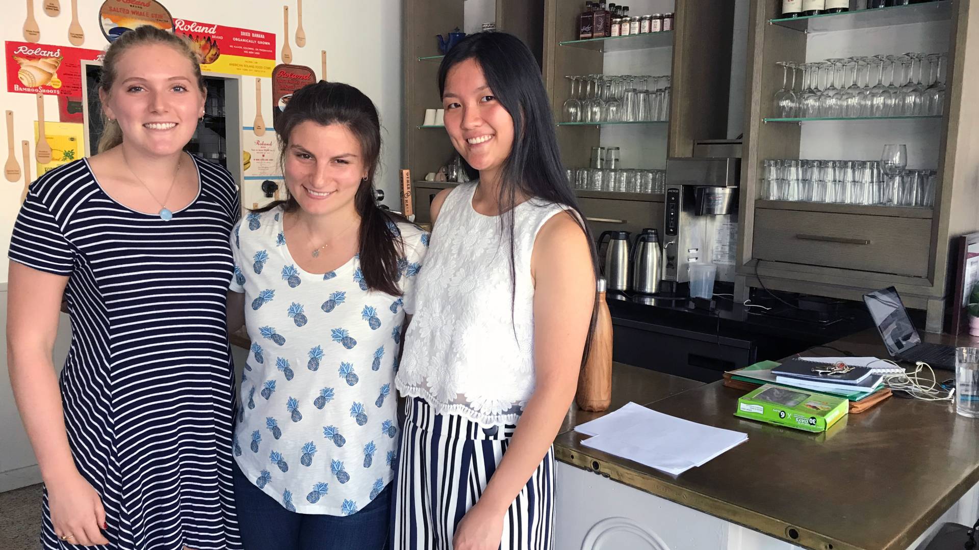 Hannah Waxman, Allison Huan, Kerry Brodie