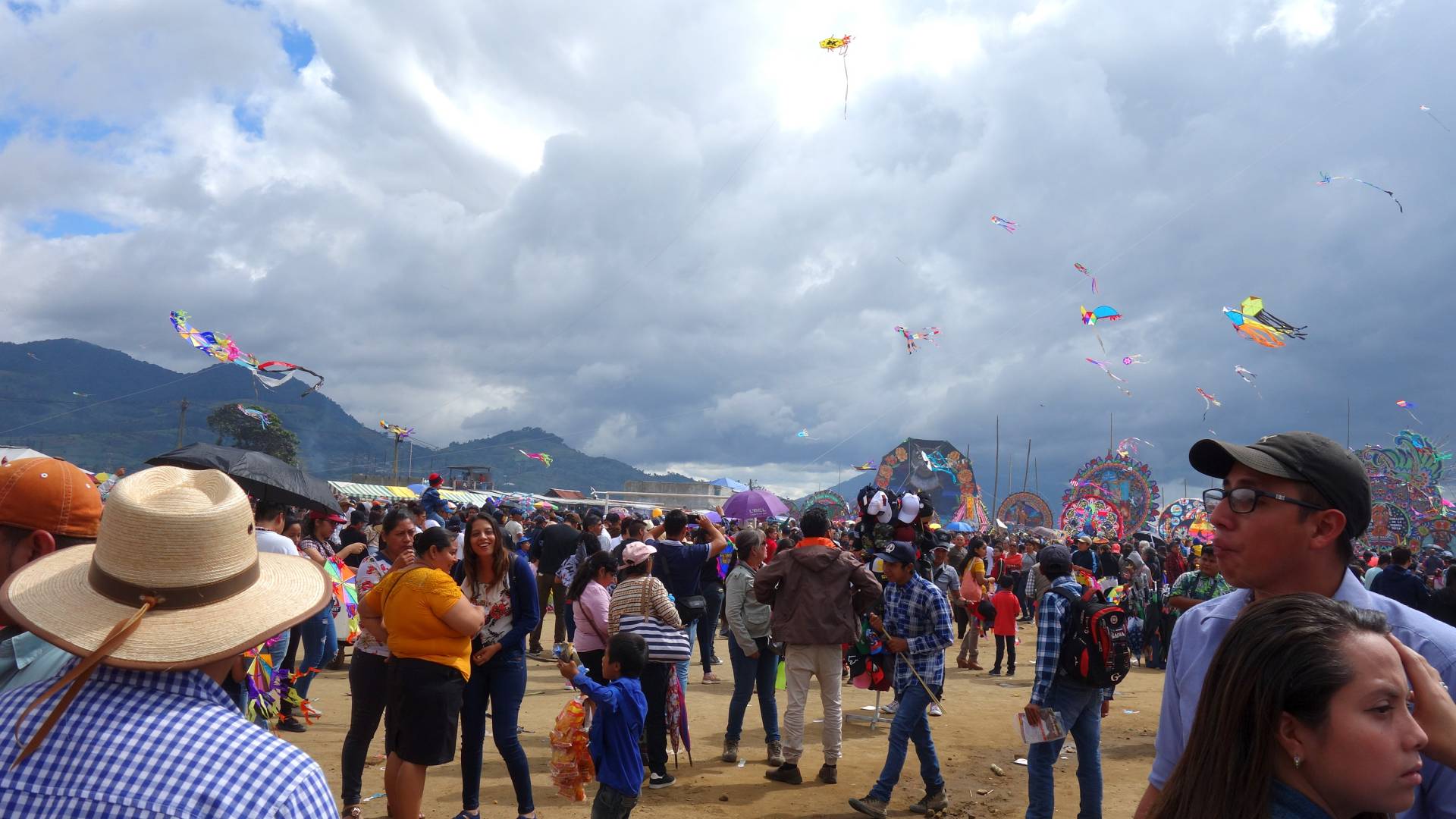 At the Kite Festival in Sumpango 