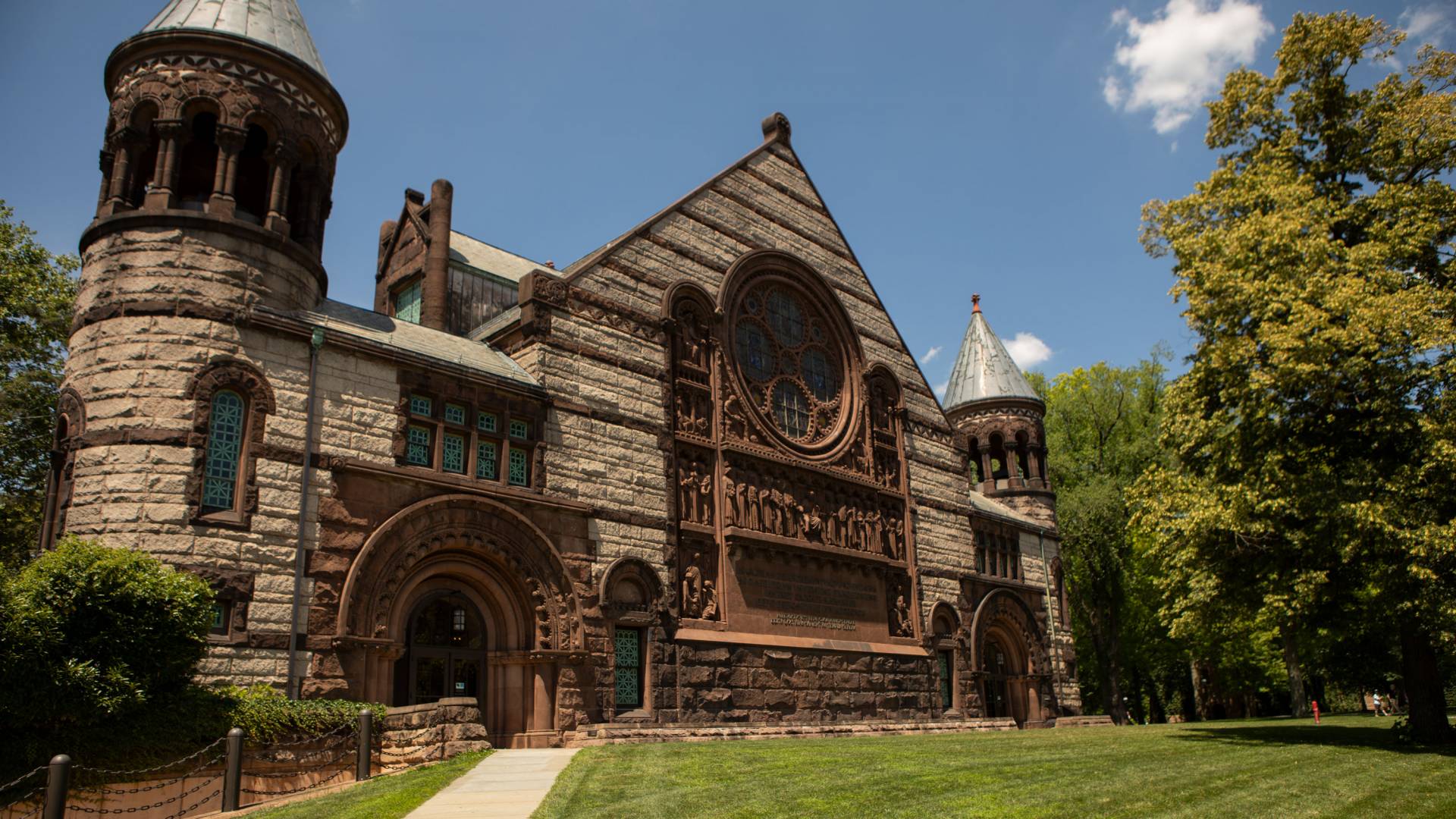 Alexander Hall on a sunny day in summer