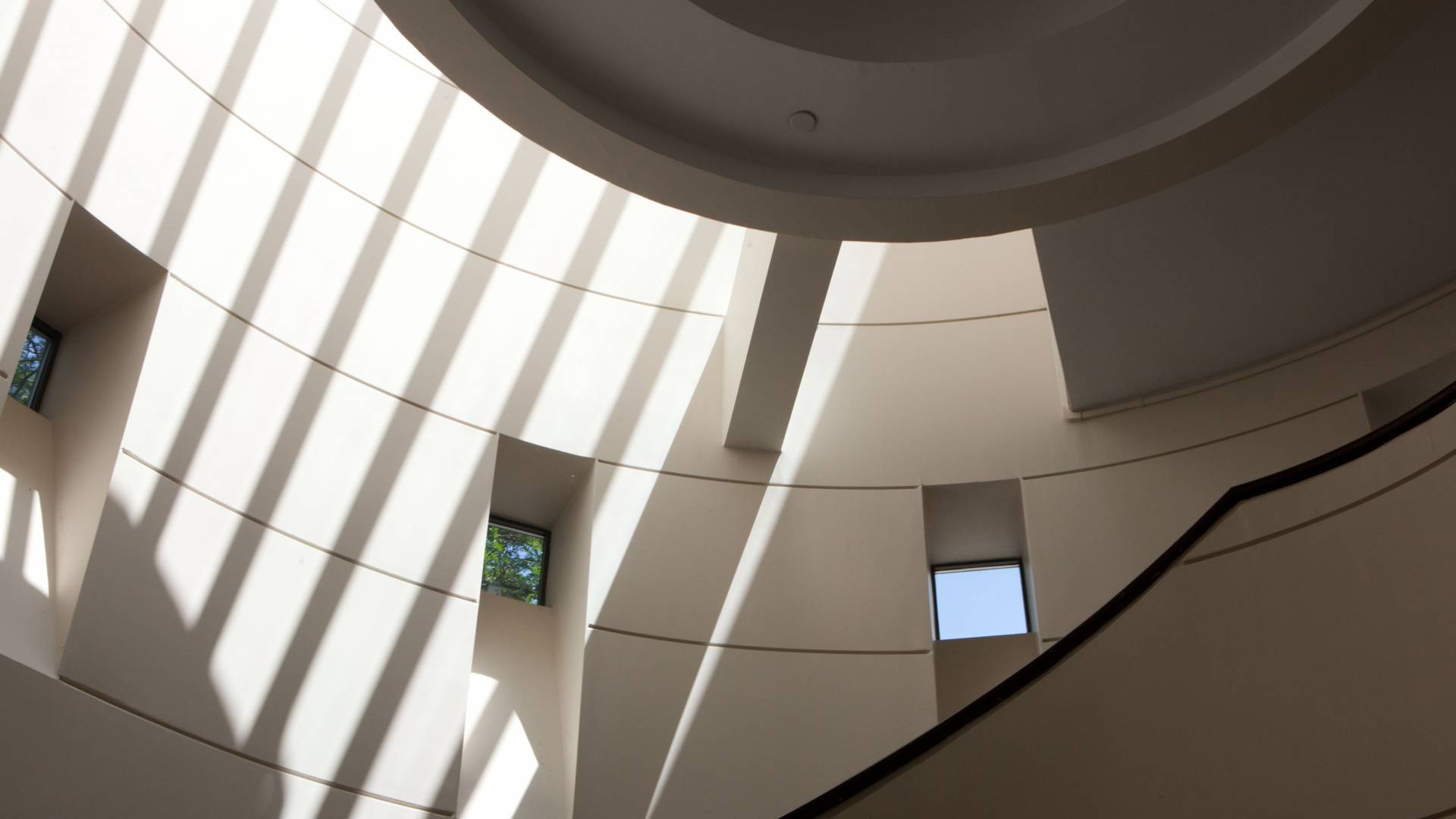 Firestone Library tower staircase