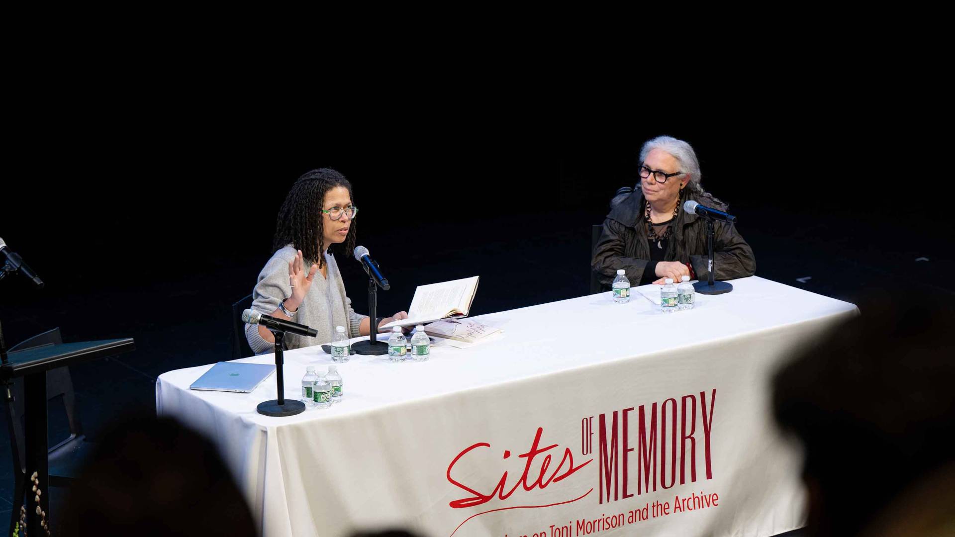 Evie Shockley and Alison Saar at the Toni Morrison Symposium 