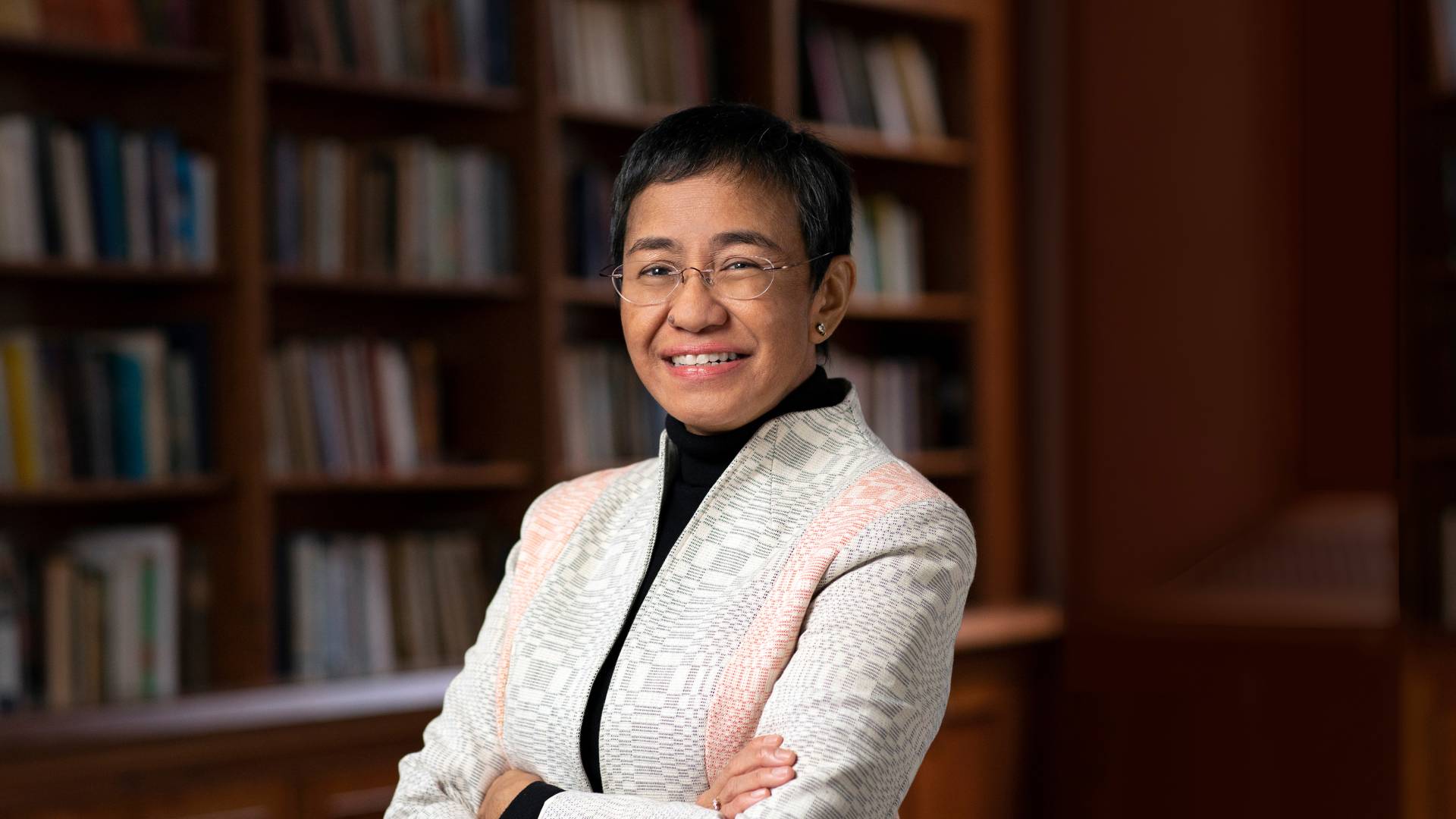 Maria Ressa smiling