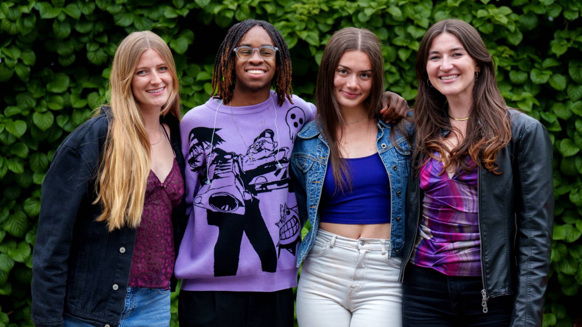 Group of four performers