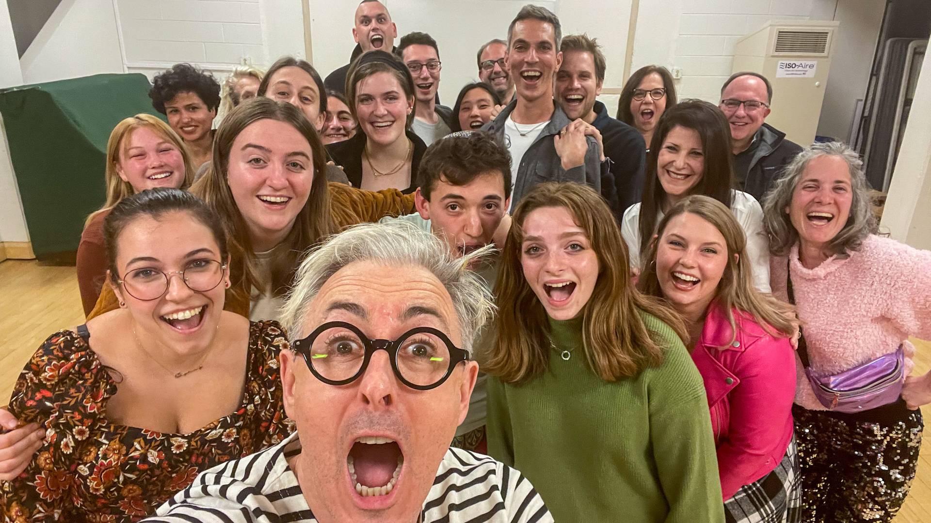 Group selfie with Actor Alan Cumming