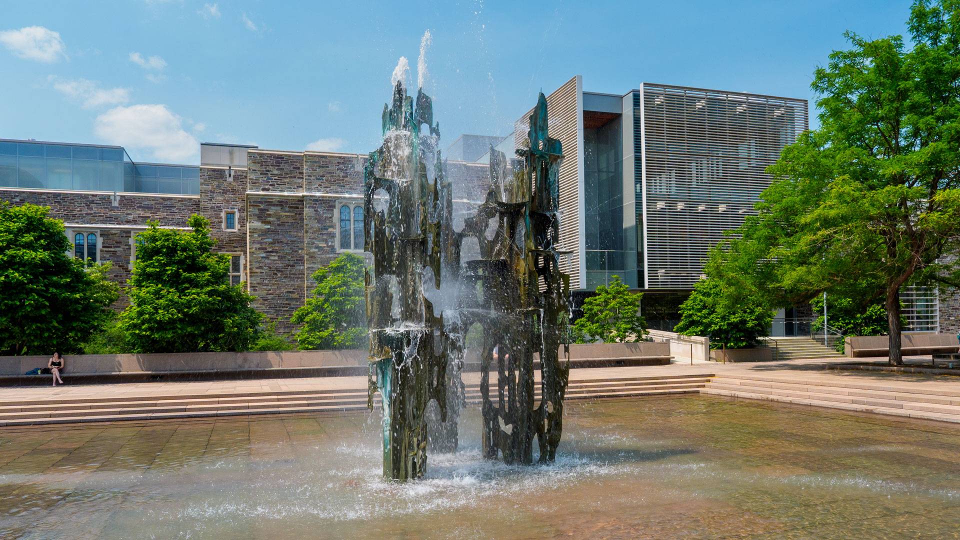 Exterior of the Louis A. Simpson International Building, which houses Princeton Institute for International and Regional Studies.