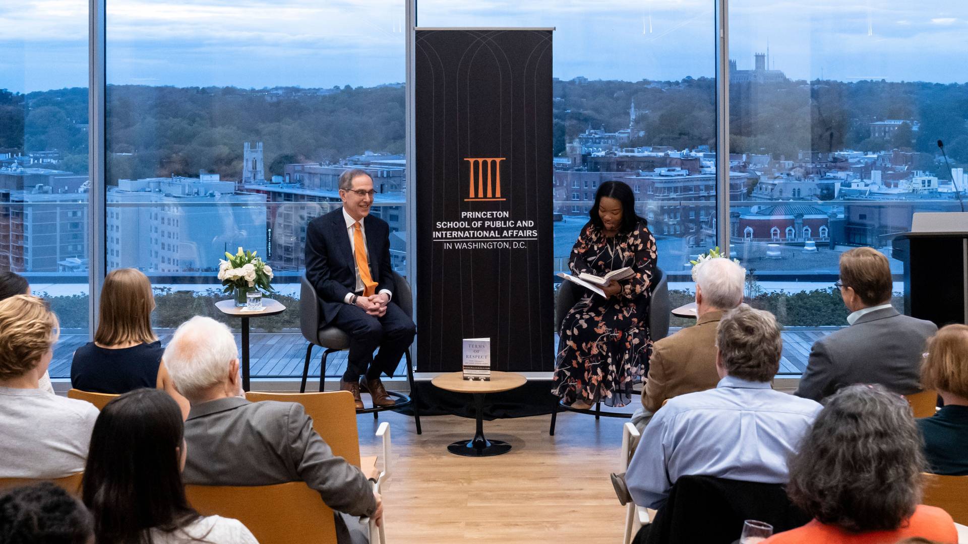 Christopher L. Eisgruber and Ayesha Rascoe in conversation
