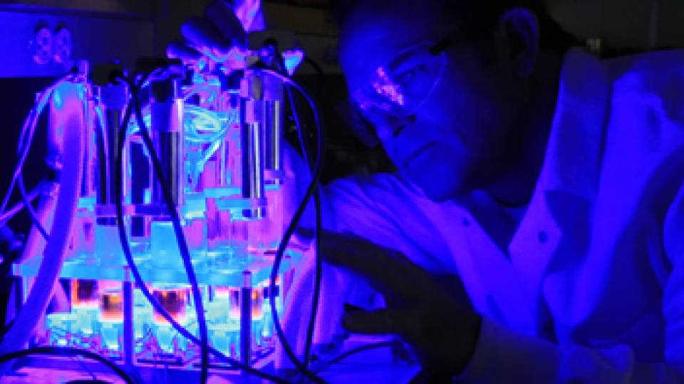 Michael Ireland in PRISM lab