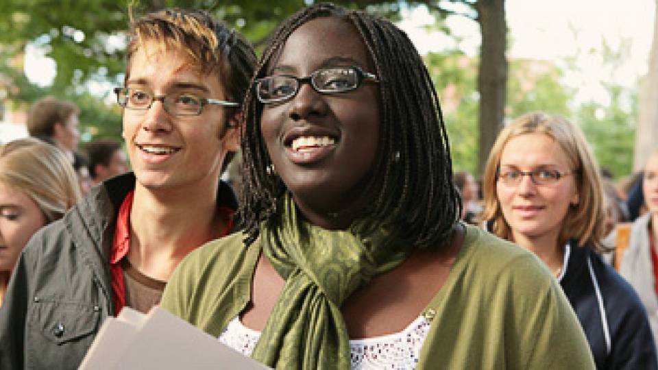 freshmen at the P-Rade