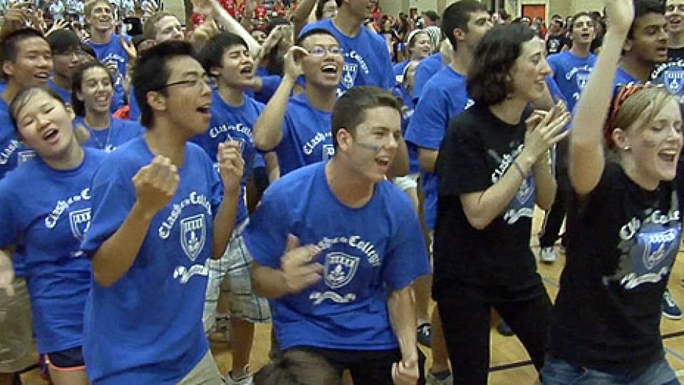 Clash of the Colleges home page