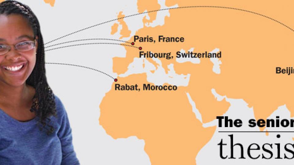 Senior Thesis Abidjan Walker: Walker with map