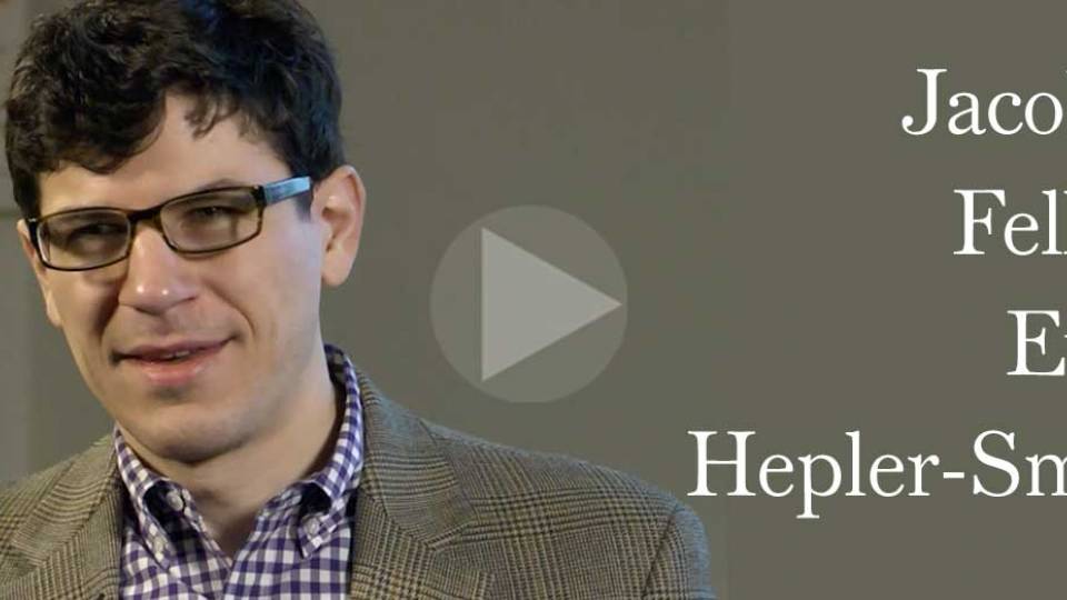 Jacobus Fellow Evan Hepler-Smith