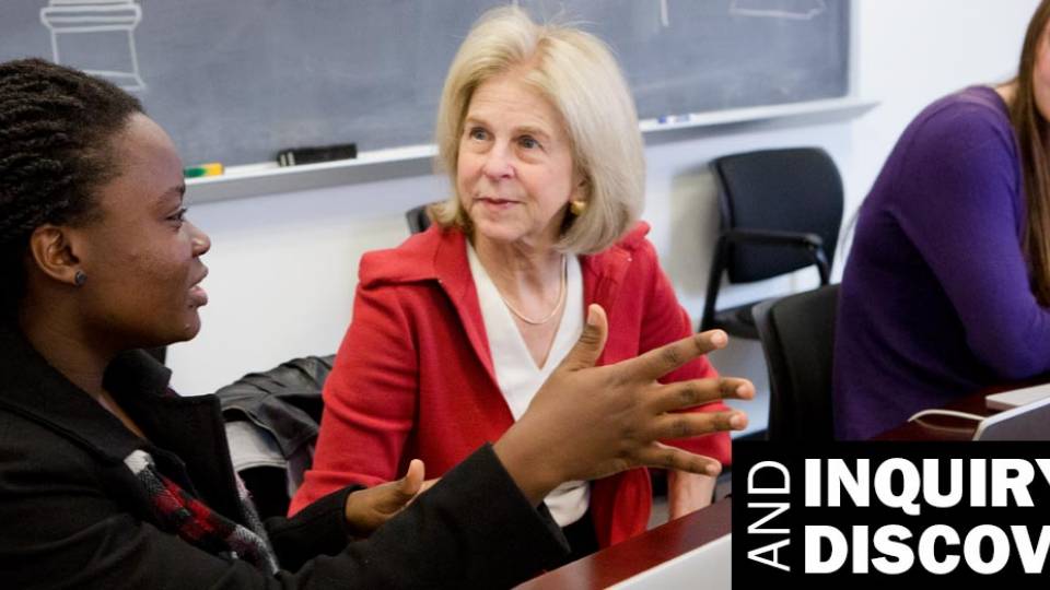 Freshman Seminar Elaine Pagels with Emmanuella Kyei Manu "Inquiry and Discovery"