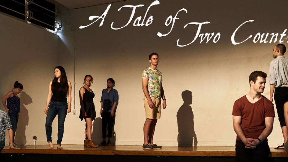 "A Tale of Two Countries": France - students rehearse at Paris National Conservatory for the Dramatic Arts