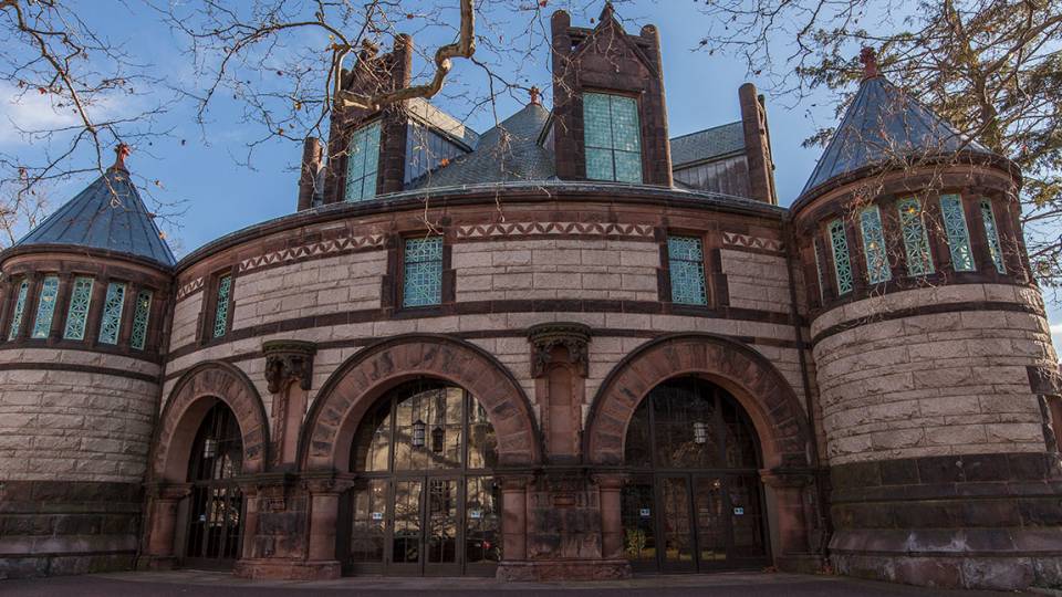 Richardson Auditorium in Alexander Hall exterior