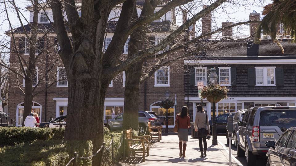 Palmer Square in Princeton