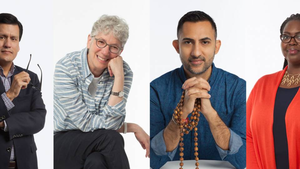 Princeton Portraits Dale Trevino, Jill Dolan, Vineet Chander, Felicia Edwards