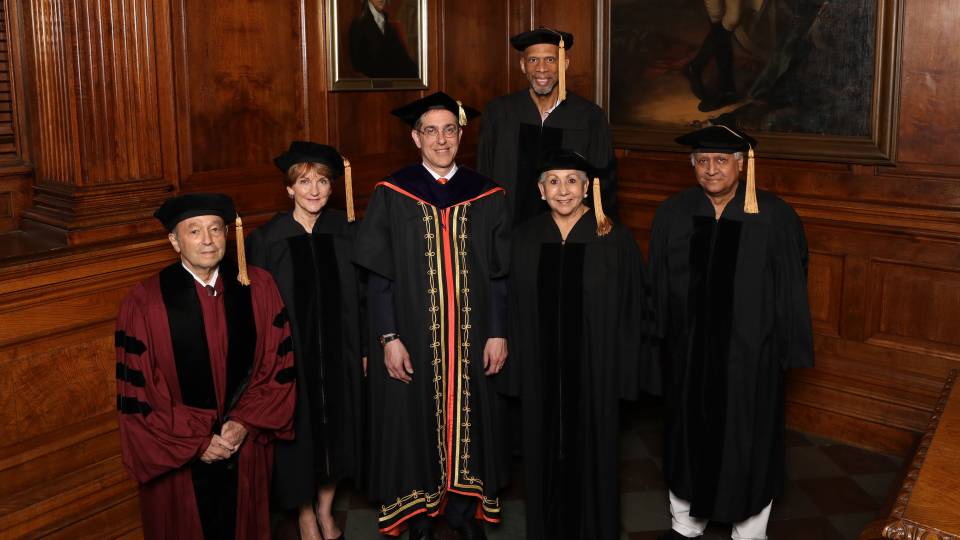 Honorary Degree awardees for 2017