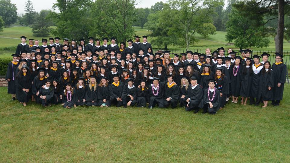 Group of graduates at commencement