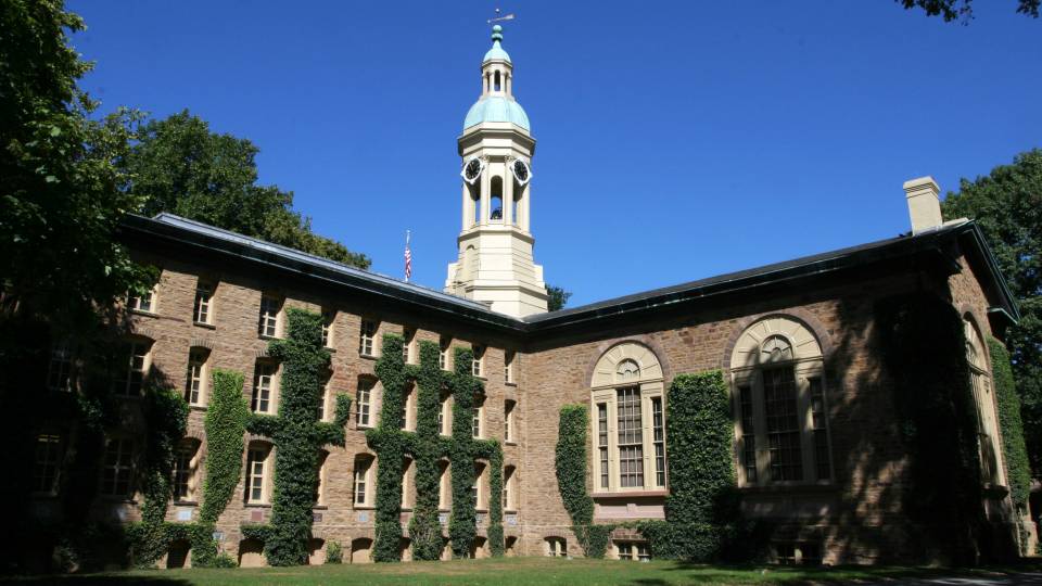 back of Nassau Hall