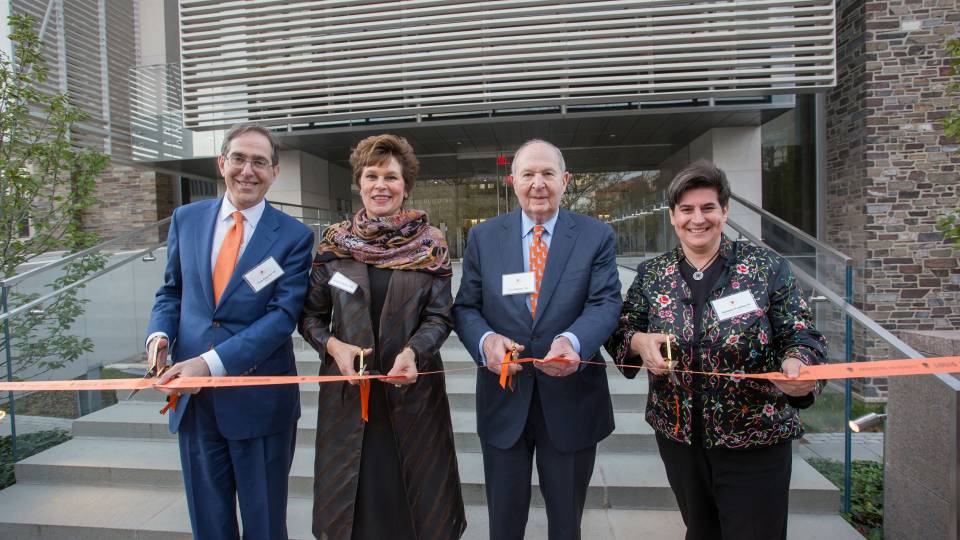 Christopher L. Eisgruber, Louis A. Simpson, Kimberly K. Querrey and Anastasia Vrachnos