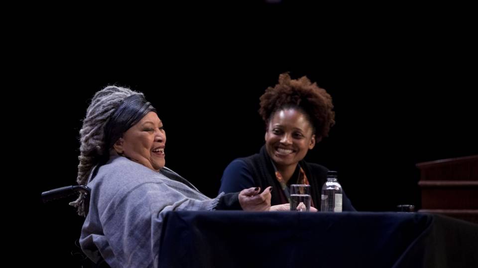 Toni Morrison and Tracy K. Smith