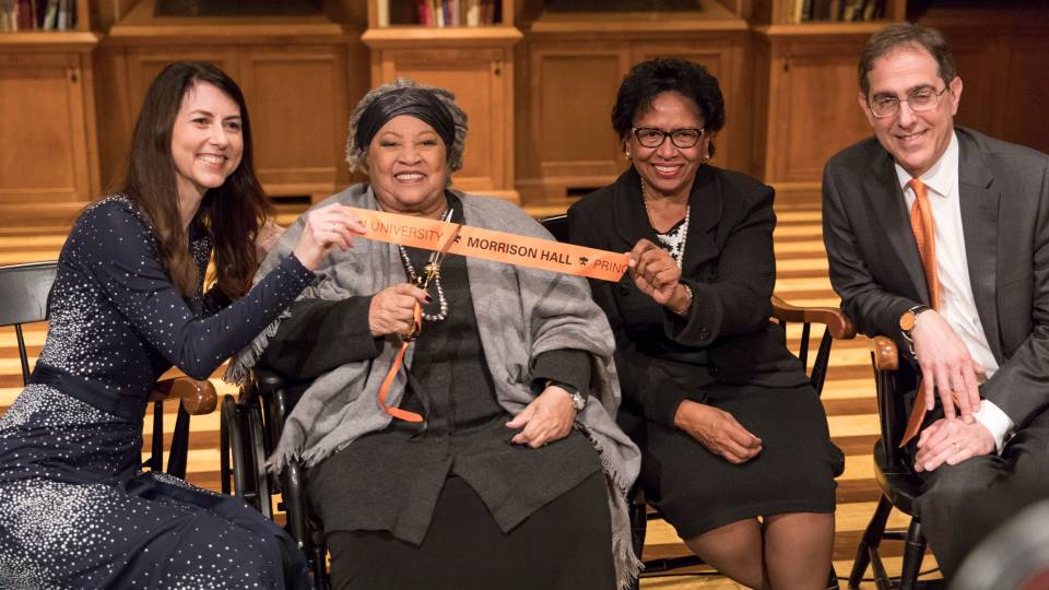 Ribbon cutting at Morrison Hall Dedication Ceremony