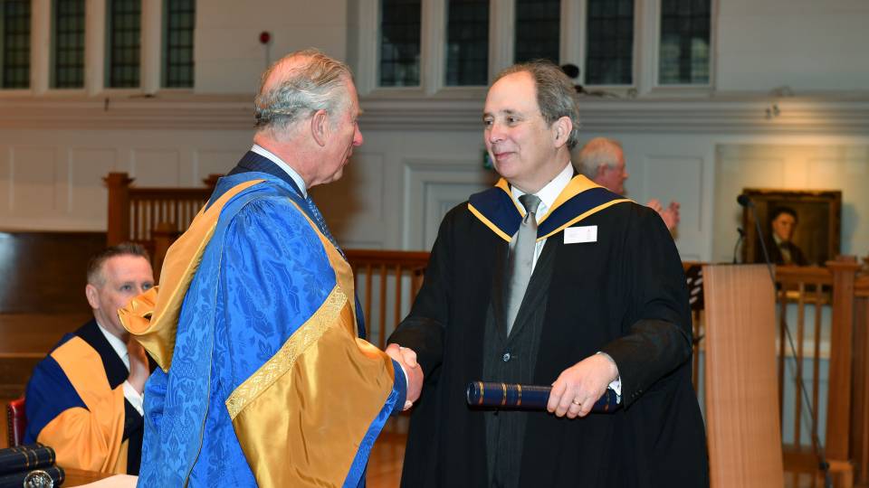 Michael Pratt and Prince Charles