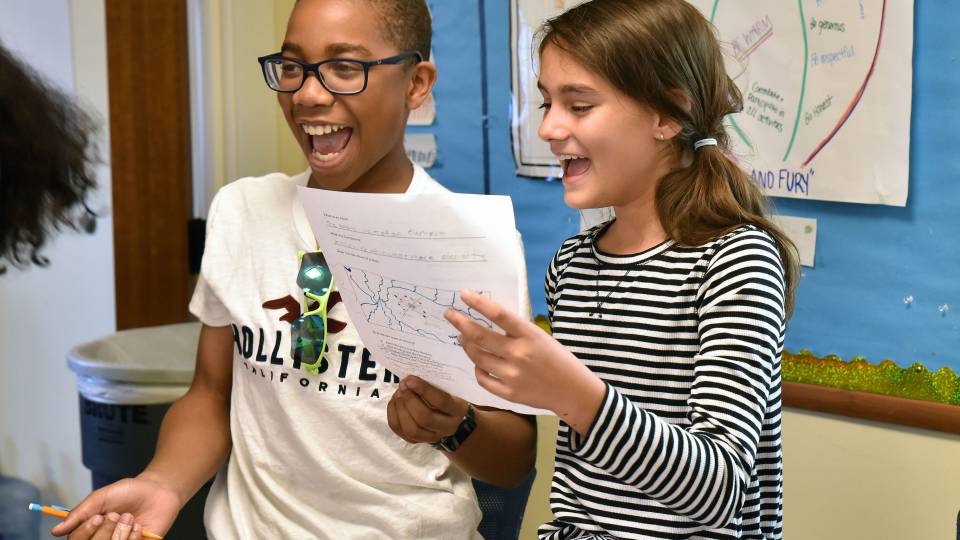 STEAM Camp poetry activity