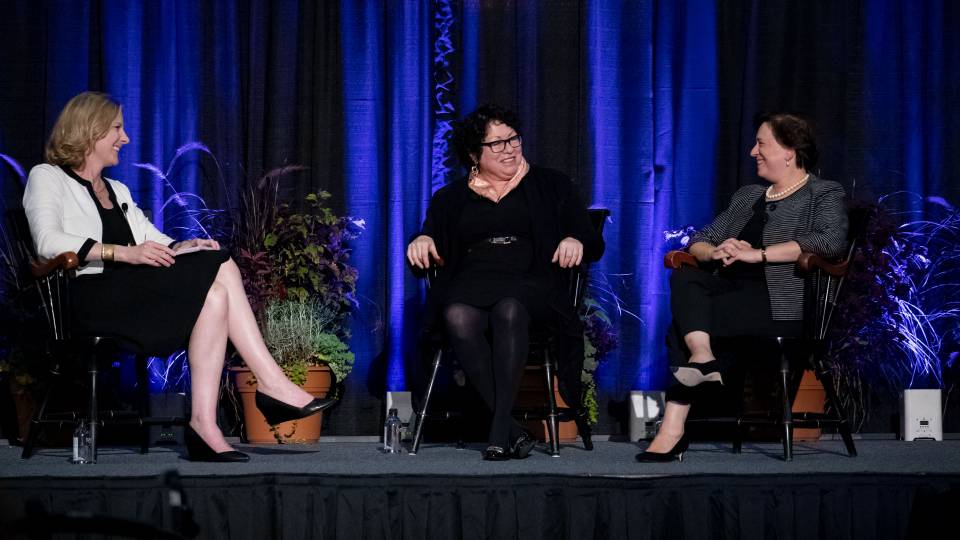 Heather Gerken, Sonia Sotomayor and Elena Kagan