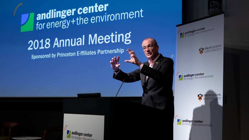 Governor Murphy at podium