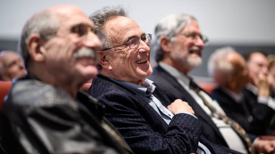 Robert Socolow sitting in audience