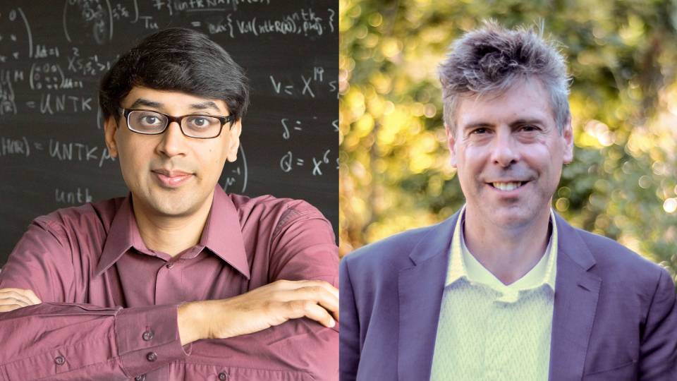 Manjul Bhargava and Gregory Scholes