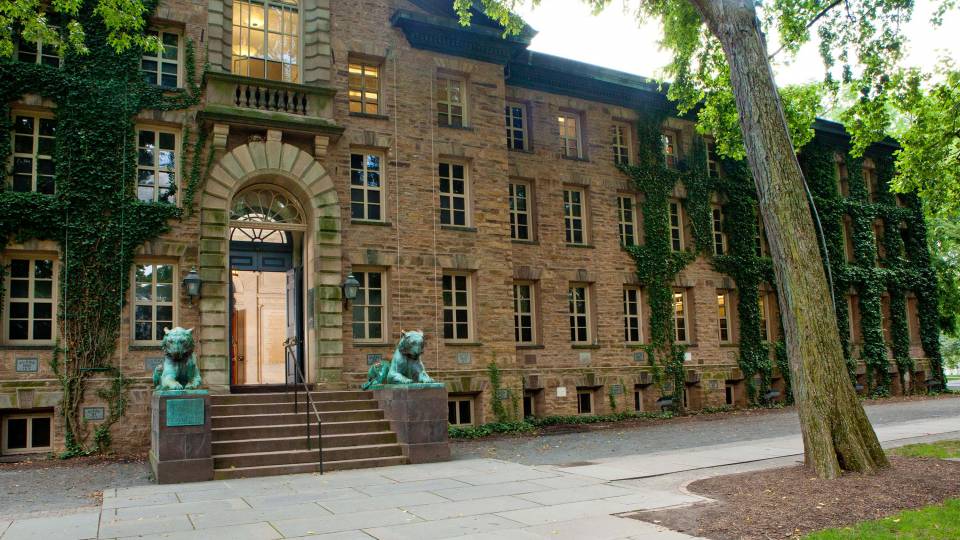 Nassau Hall in summer