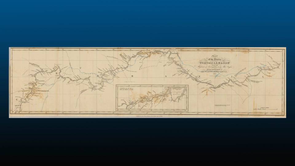 Map of the Amazon River