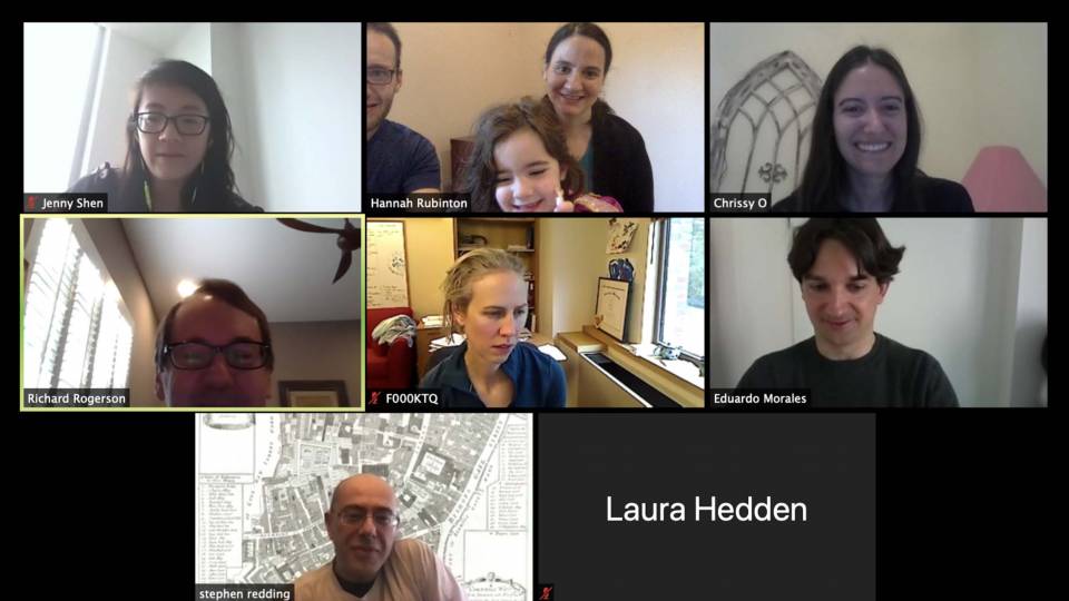 screenshot of a zoom seminar