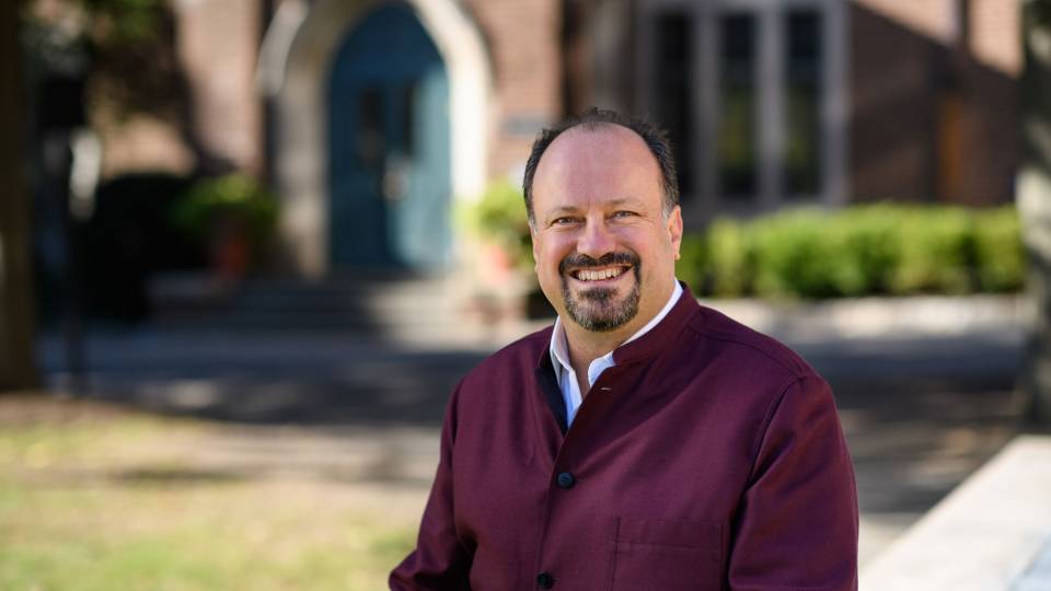 Bernard Haykel on campus