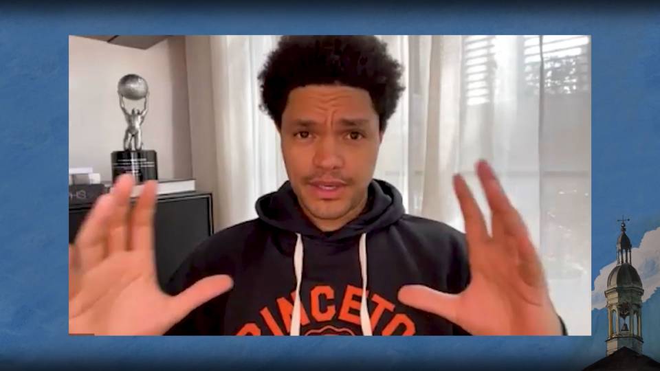 Trevor Noah speaks at Class Day