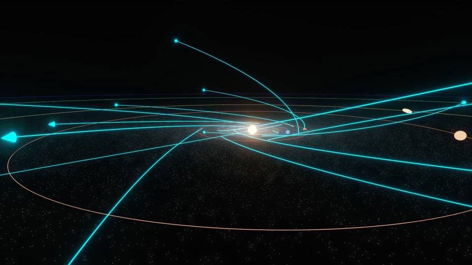 Computer animation shows zodiacal dust formation