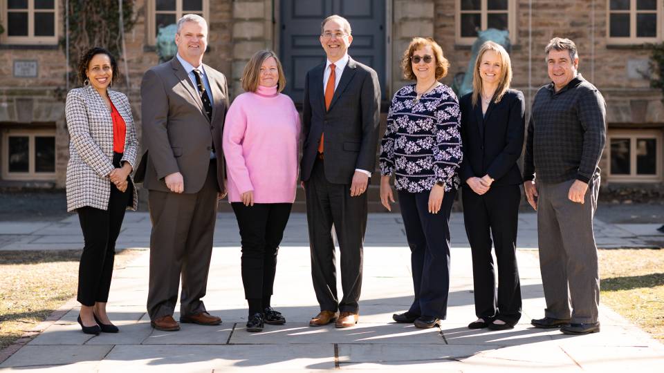 President's Achievement Award winners with the president