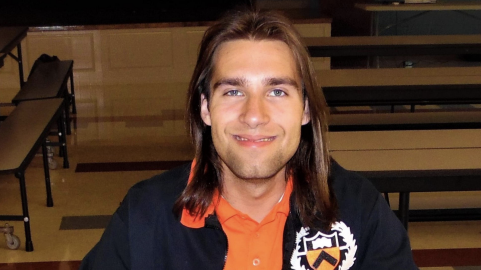 Portrait of Thomas Ray Garcia in Princeton jacket.