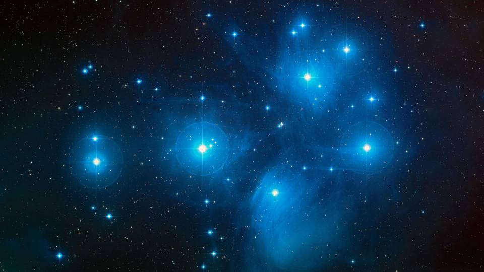 Pleiades constellation